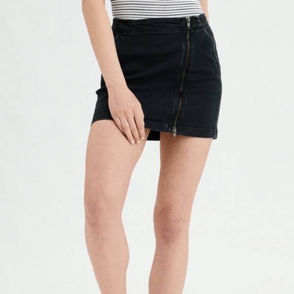 AE Denim X High-Waisted Denim Skirt Size 16 (3) - Picture 6 of 6